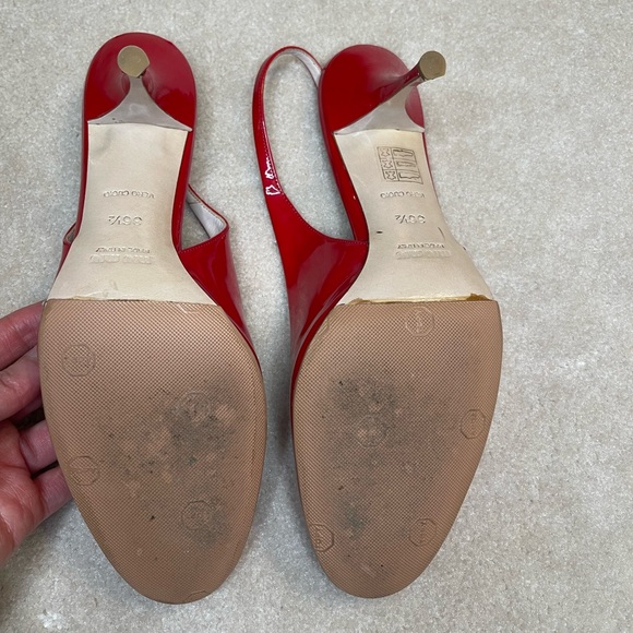 Miu Miu patent leather slingback heels - Picture 6 of 10
